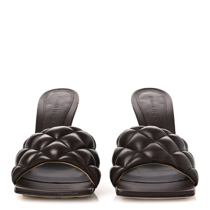 Bottega Veneta Nappa Matelasse Padded Mule Sandals 40 Chocolate Spread 3 of 11
