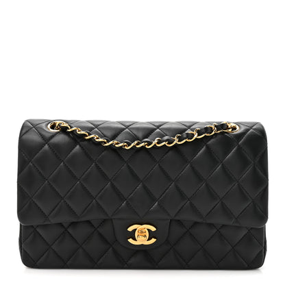 Chanel Lambskin Quilted Small Double Flap Black 1 of 12
