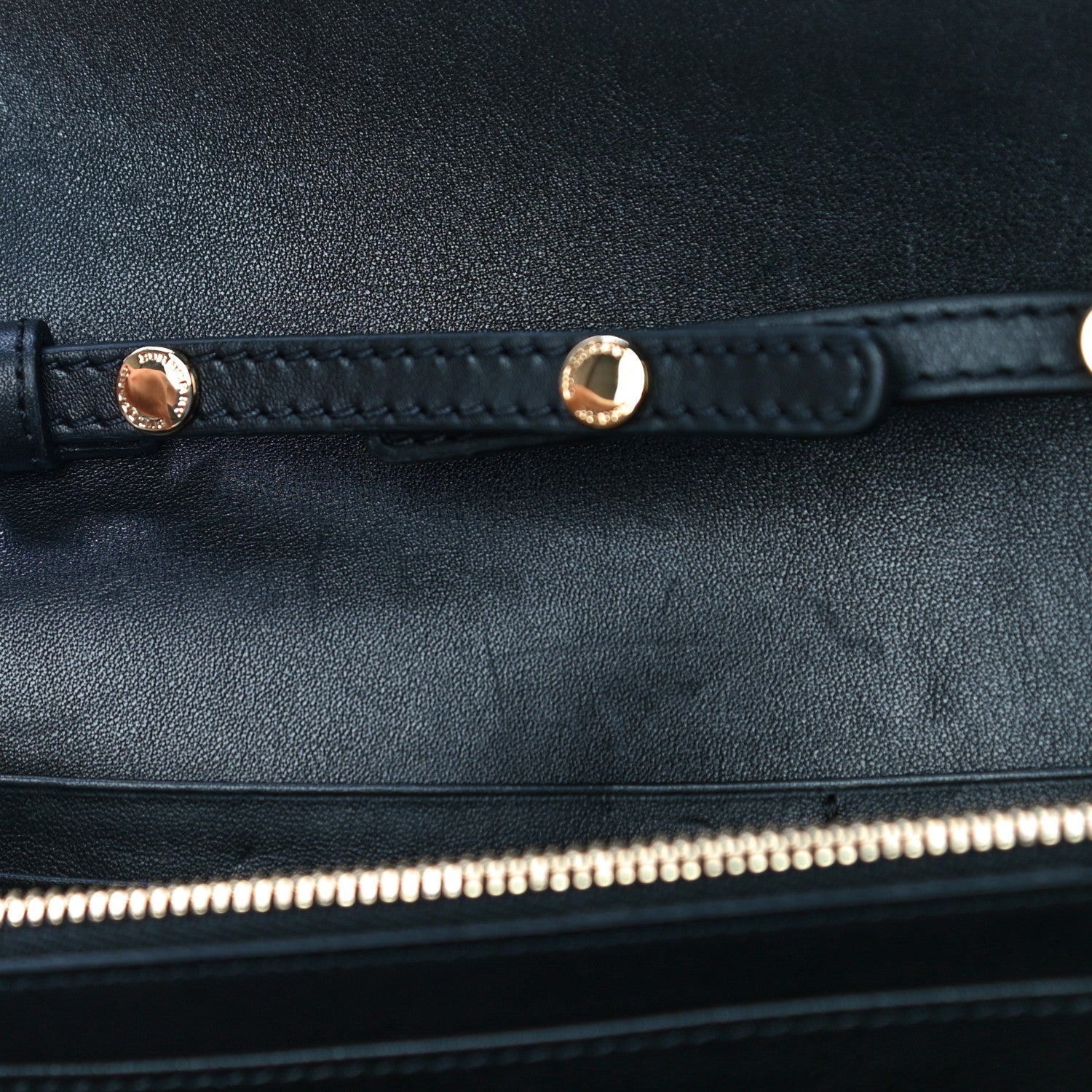 Burberry Calfskin House Check Henley Wallet On Chain Black 5 of 11