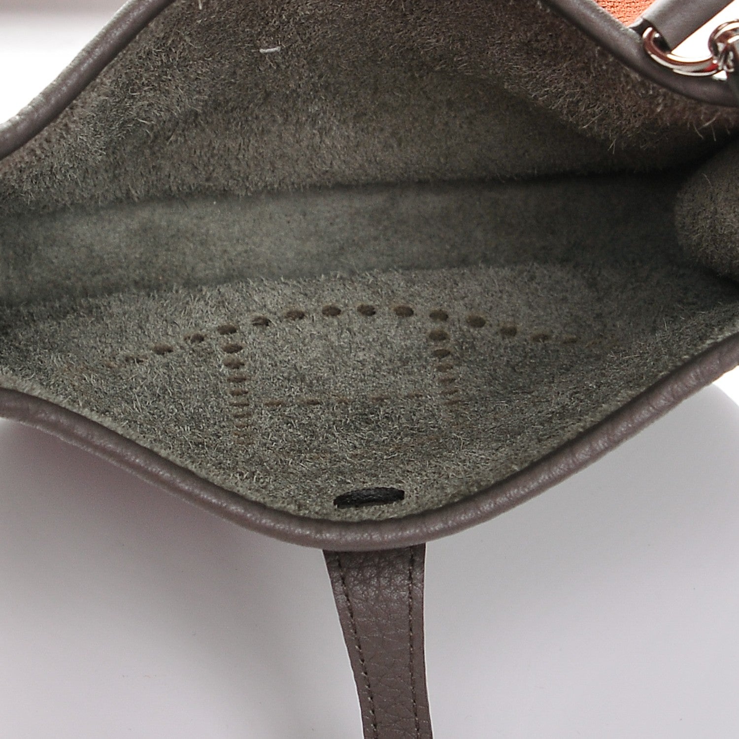 Hermes Taurillon Clemence Amazone Evelyne TPM Etain Cuivre 5 of 6