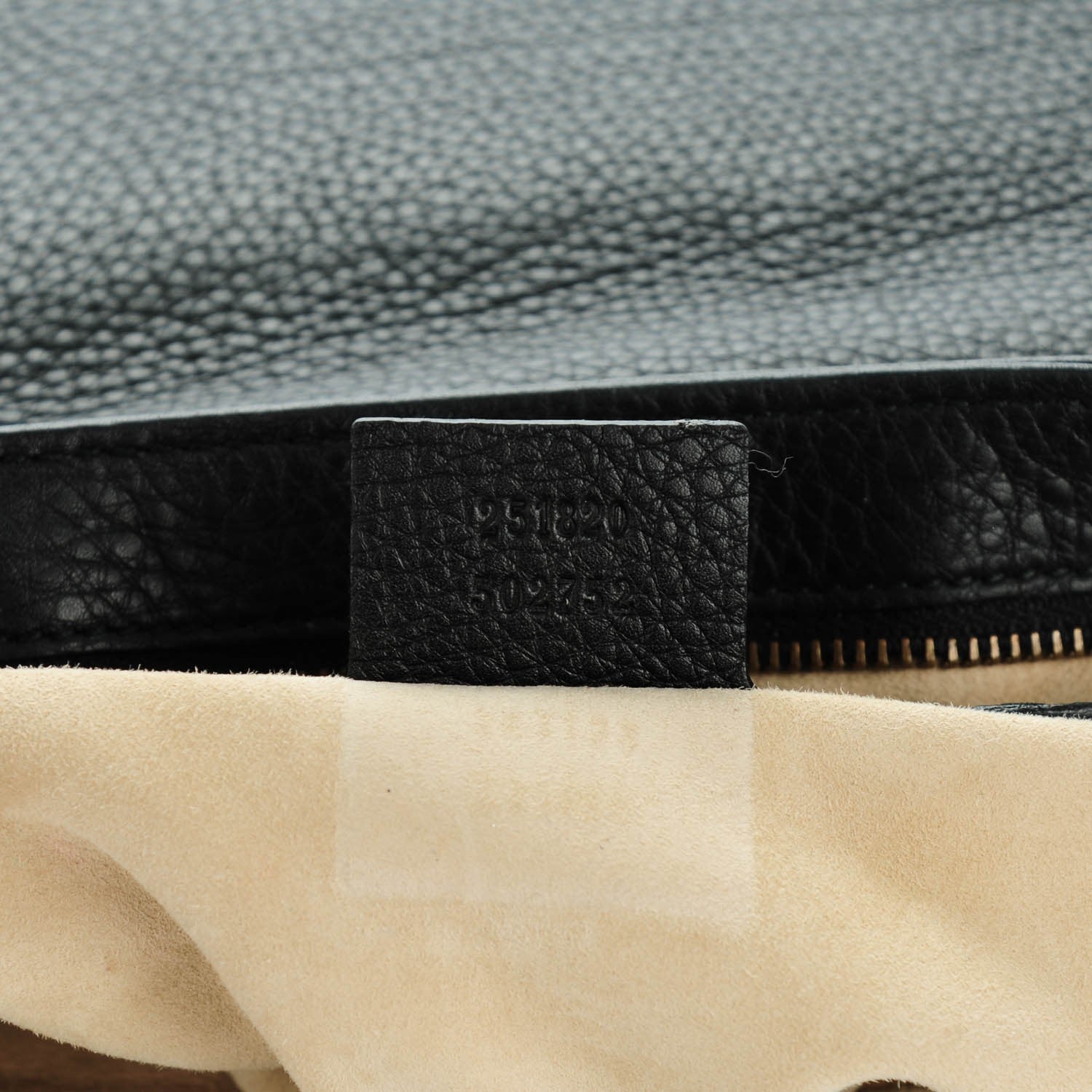 Gucci Calfskin Medium 1973 Chain Shoulder Bag Black 7 of 7