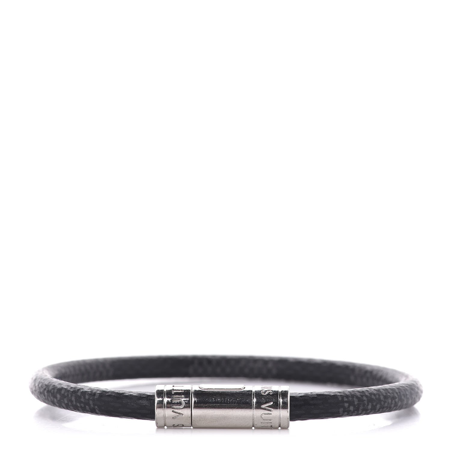 Louis Vuitton Damier Graphite Keep It Bracelet 19 1 of 7