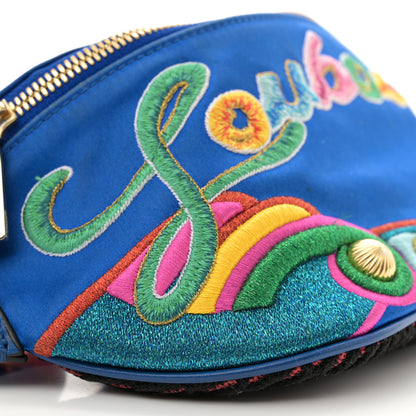 Christian Louboutin Satin Marie Jane Belt Bag Blue Multicolor 8 of 11
