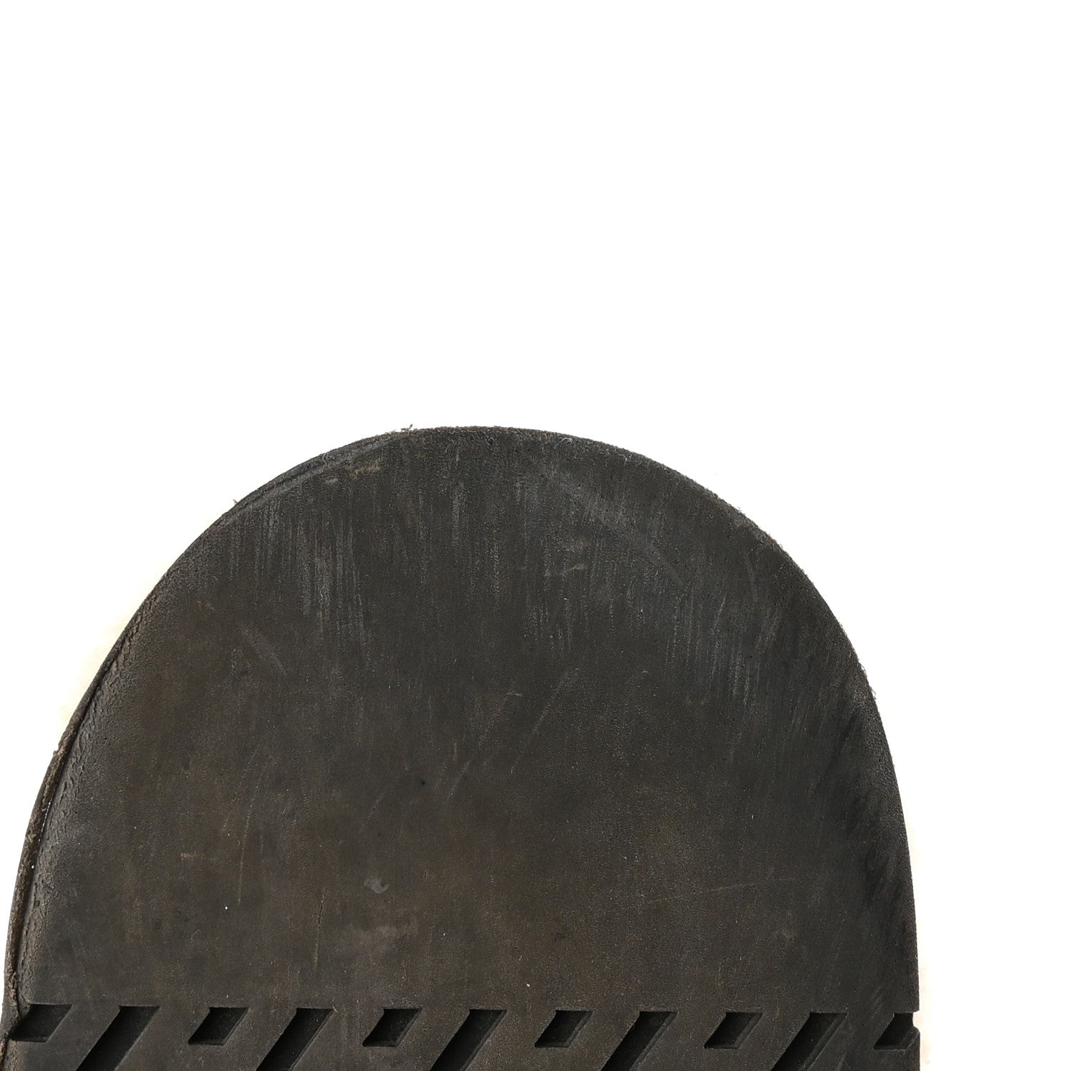 Hermes Calfskin Woolskin Womens Chypre Sandals 40.5 Black Ecru 11 of 14