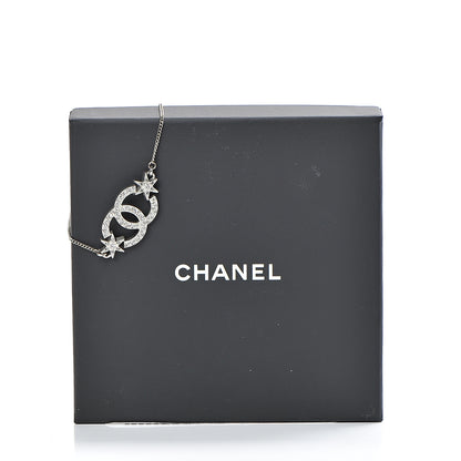 Chanel Crystal CC Star Bracelet Silver 5 of 5