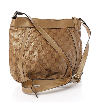 Gucci Guccissima Small D Ring Messenger Gold 3 of 10