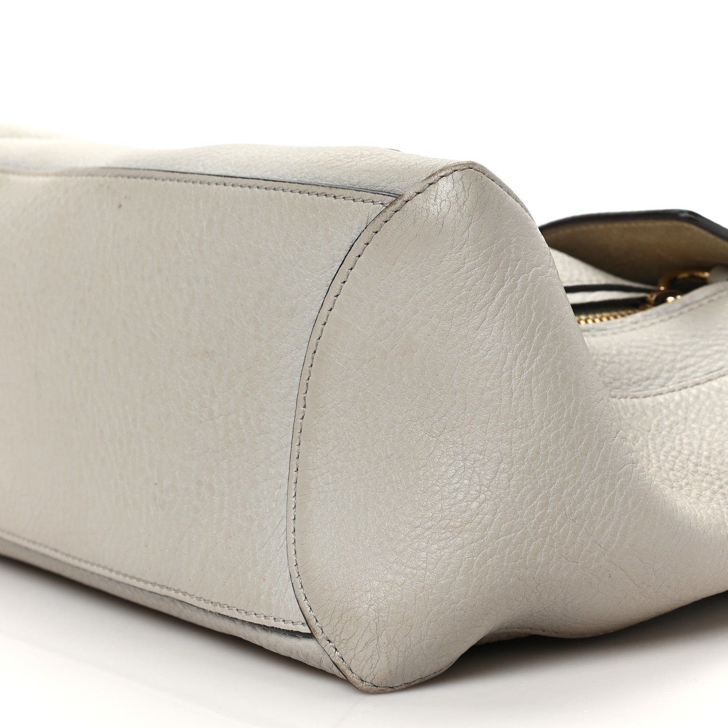 Chloe Calfskin Small Faye Day Shoulder Bag Motty Grey 8 of 9