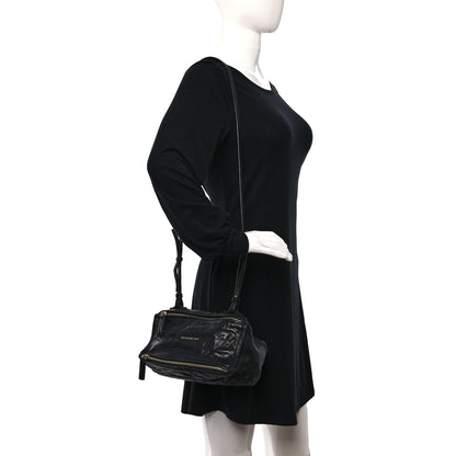 Givenchy Tumbled Sheepskin Mini Pandora Black 2 of 11