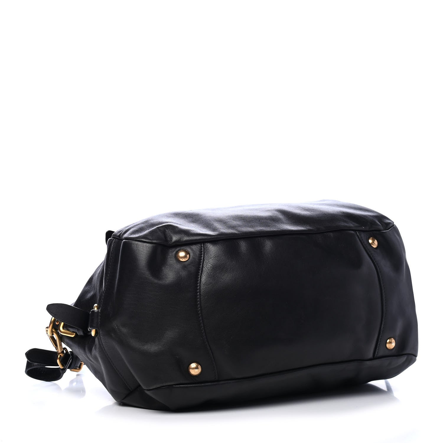 Prada Soft Calf Tote Black 6 of 6