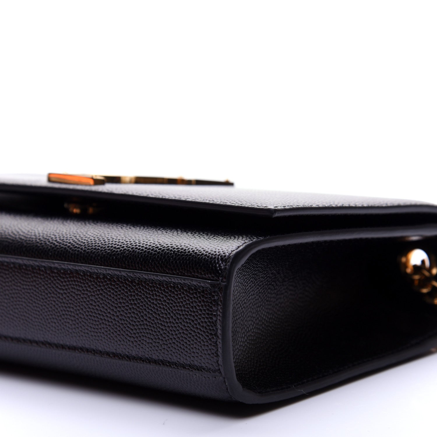 Saint Laurent Grain De Poudre Small Monogram Kate Satchel Black 7 of 10