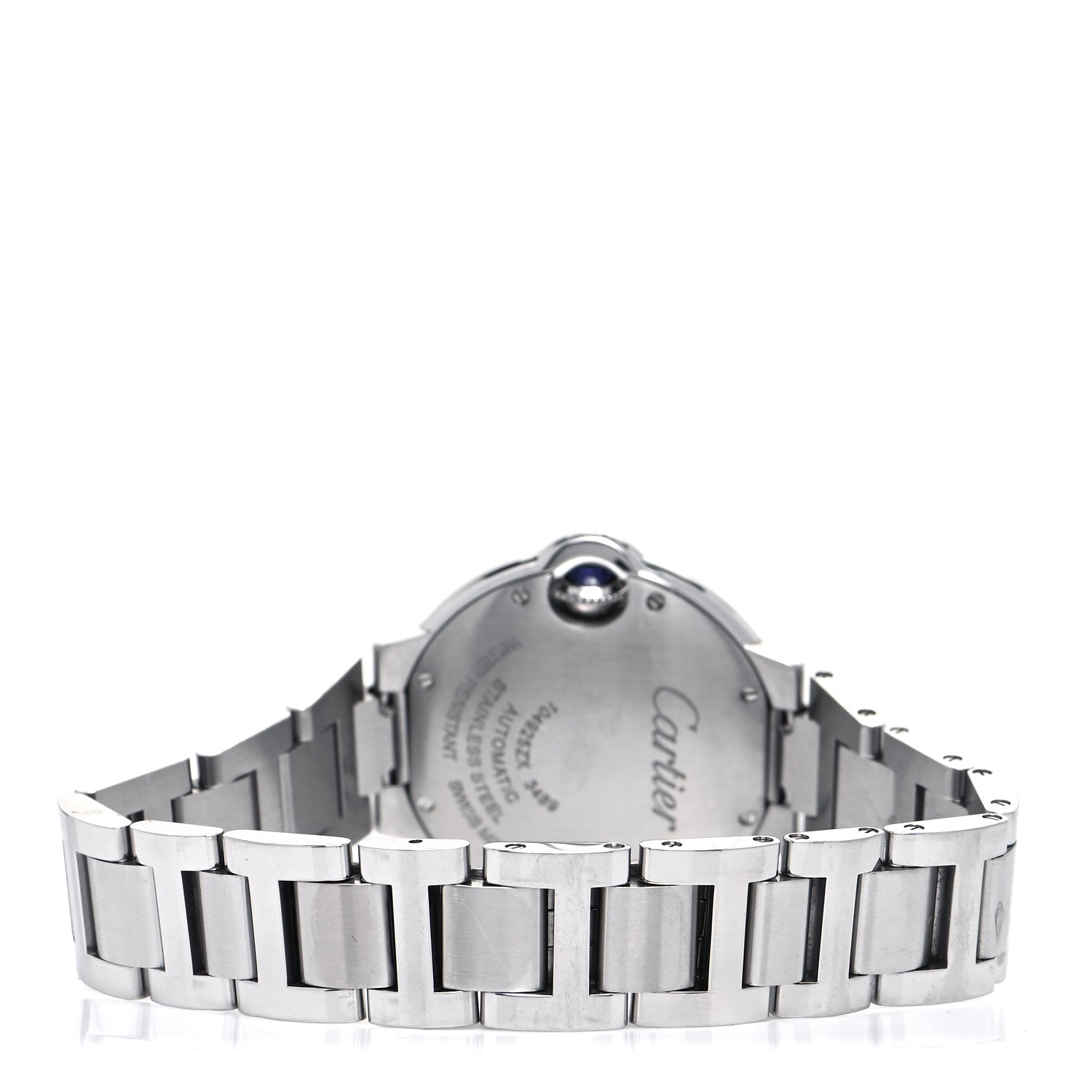 Cartier Stainless Steel 33mm Ballon Bleu De Cartier Automatic Watch 3 of 5