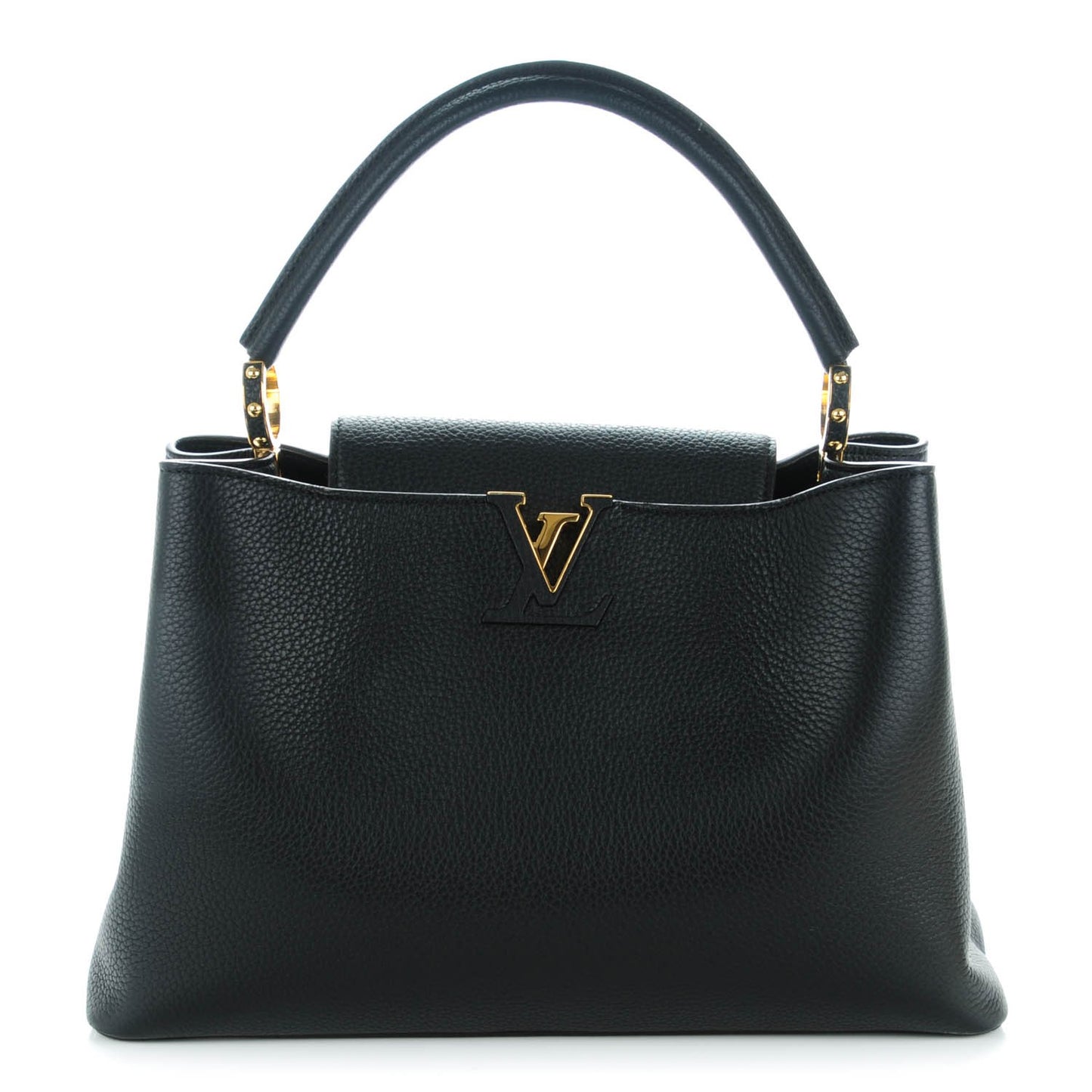 Taurillon Capucines MM Black
