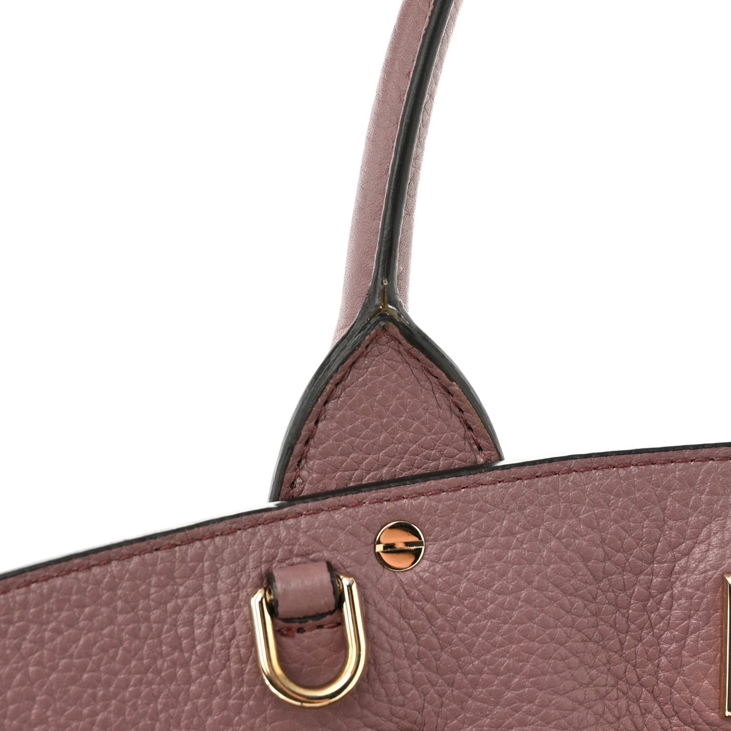 Salvatore Ferragamo Calfskin Large Studio Bag Caraway Seed 12 of 13