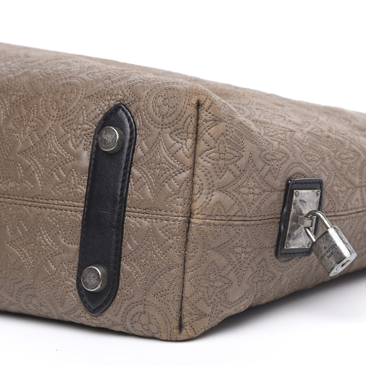 Monogram Lambskin Antheia Hobo PM Fumee