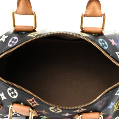 Louis Vuitton Monogram Multicolor Speedy 30 Black 8 of 65