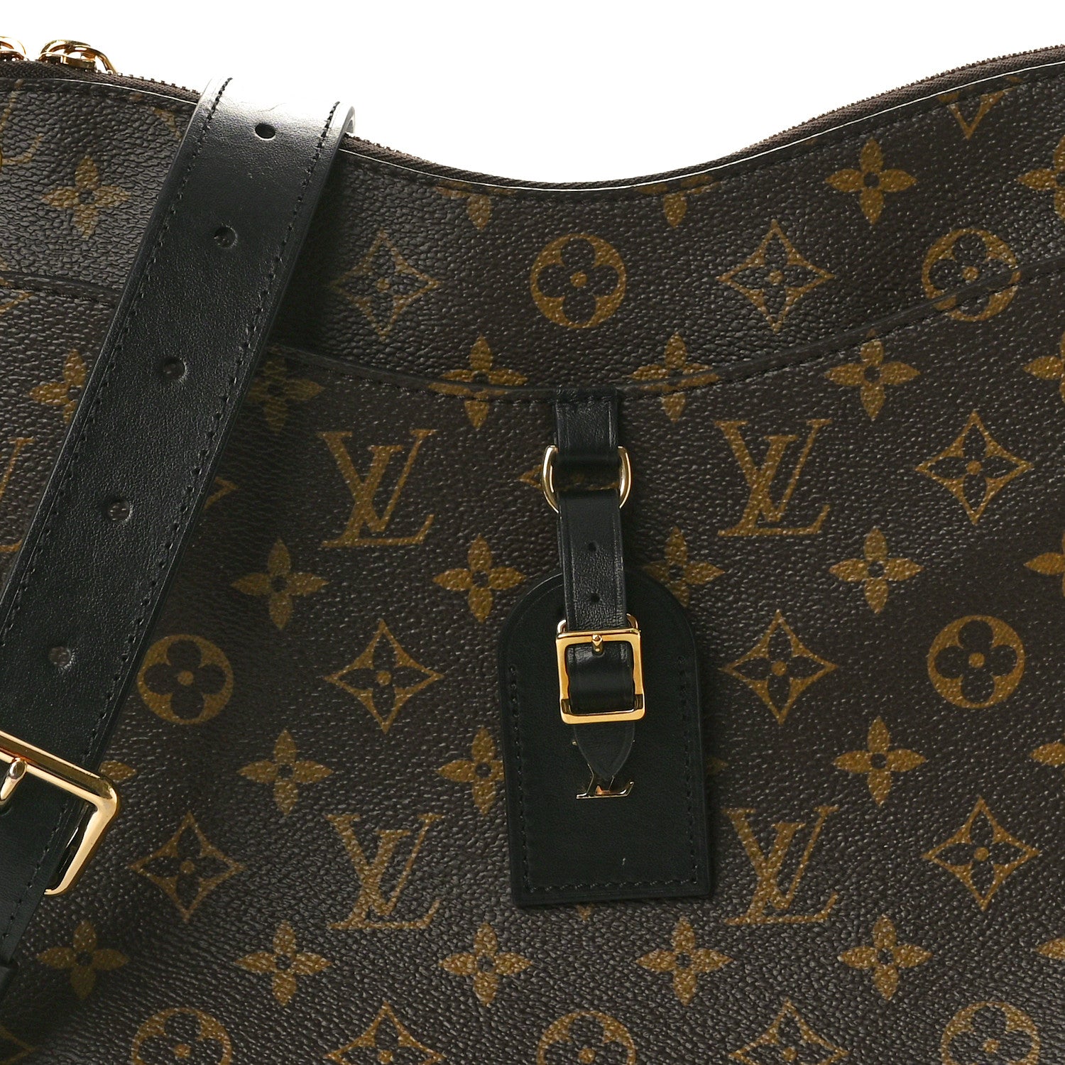 Louis Vuitton Monogram Odeon MM Black 7 of 9