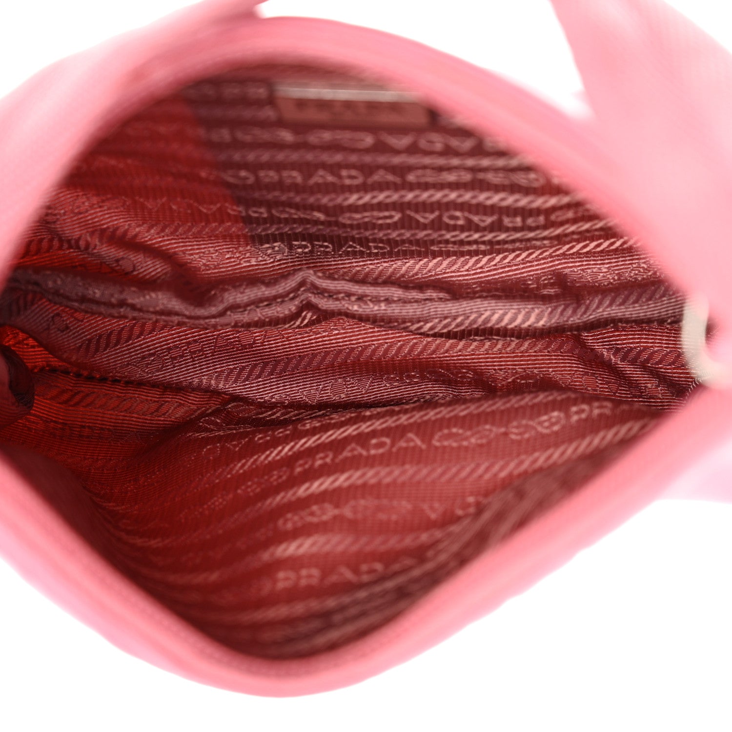 Prada Tessuto Nylon Mini Re-Edition 2000 Bag Begonia 5 of 13