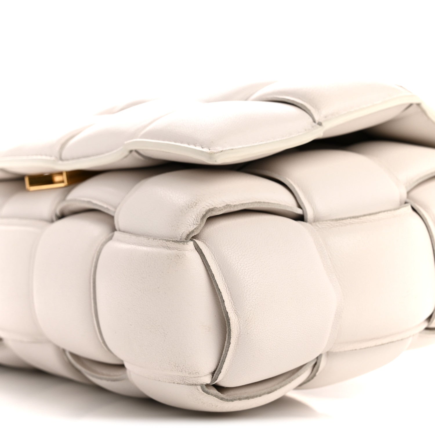 Bottega Veneta Nappa Maxi Intreccio Padded Cassette Crossbody Bag Chalk 10 of 15