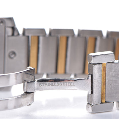 Cartier Stainless Steel 18K Yellow Gold 20mm Tank Francaise Quartz Watch 7 of 9
