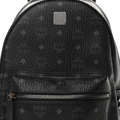 MCM Visetos Medium Side Studs Stark Backpack Black 8 of 10