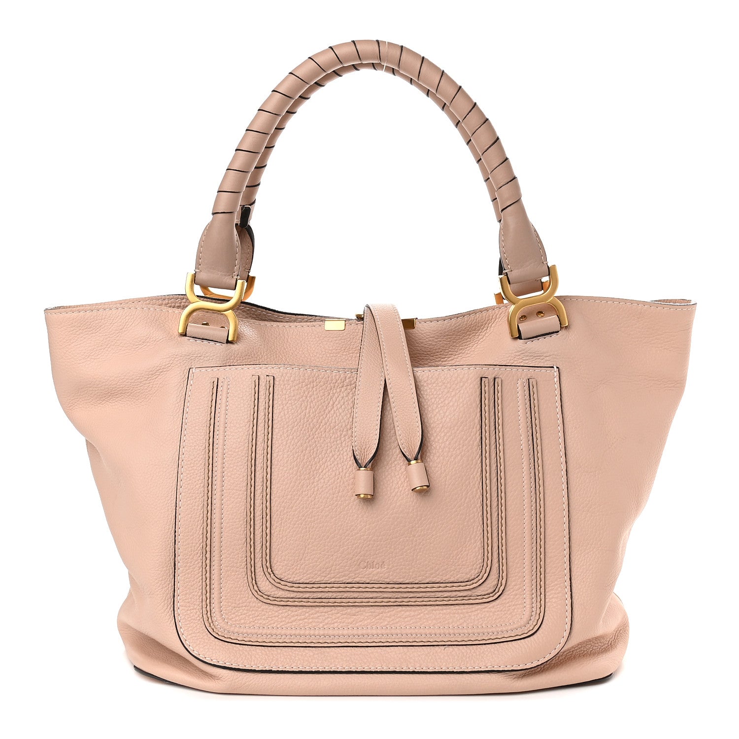 Chloe Calfskin Large New Marcie Tote Blush Nude 1 of 7