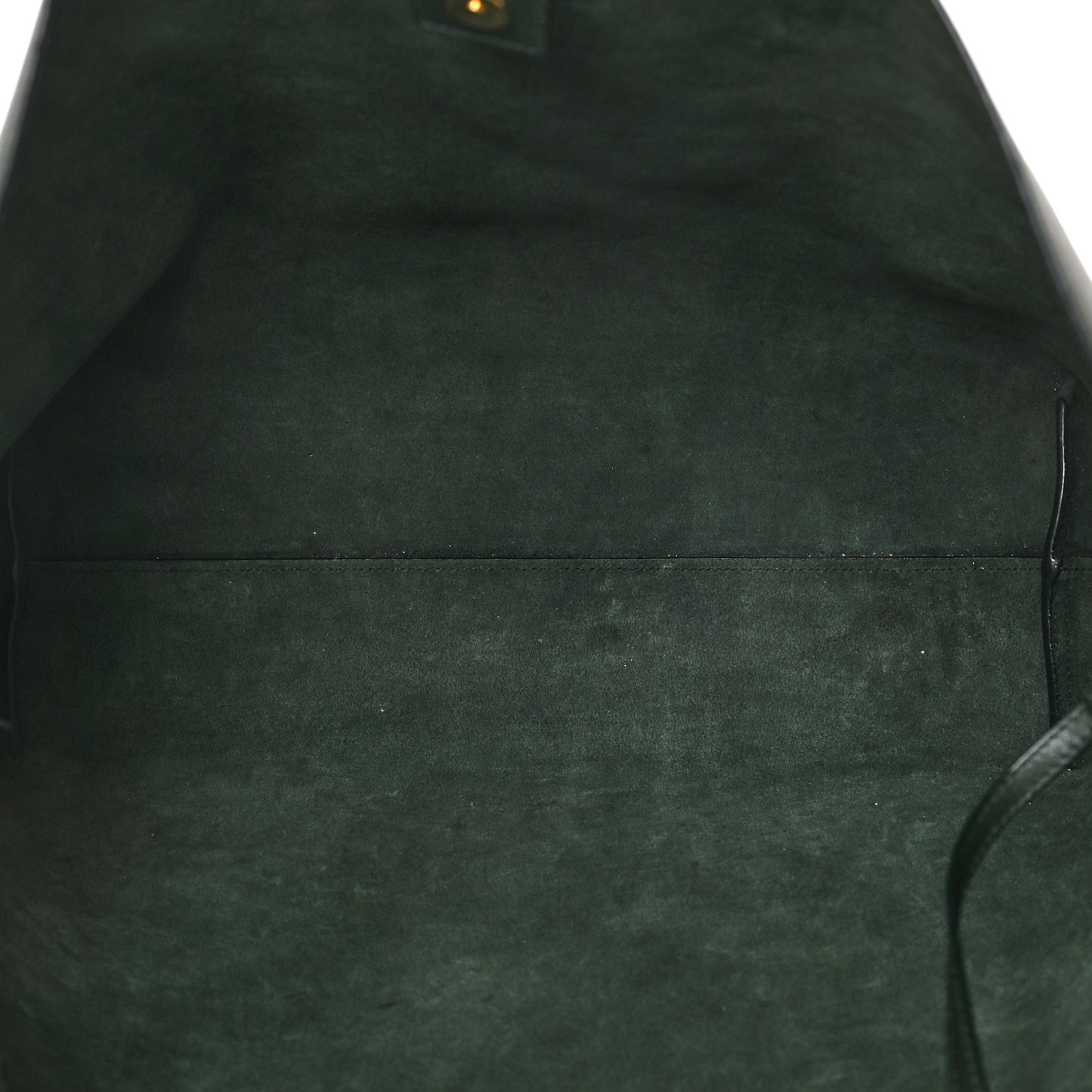 Calfskin Large Shopping Tote Dark Green
