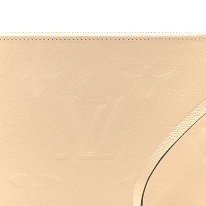 Louis Vuitton Empreinte Monogram Giant Neverfull MM Pochette Cream 6 of 6
