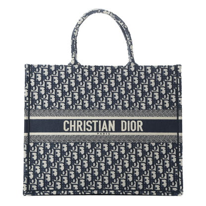 Christian Dior Oblique Book Tote Blue Multicolor 1 of 11