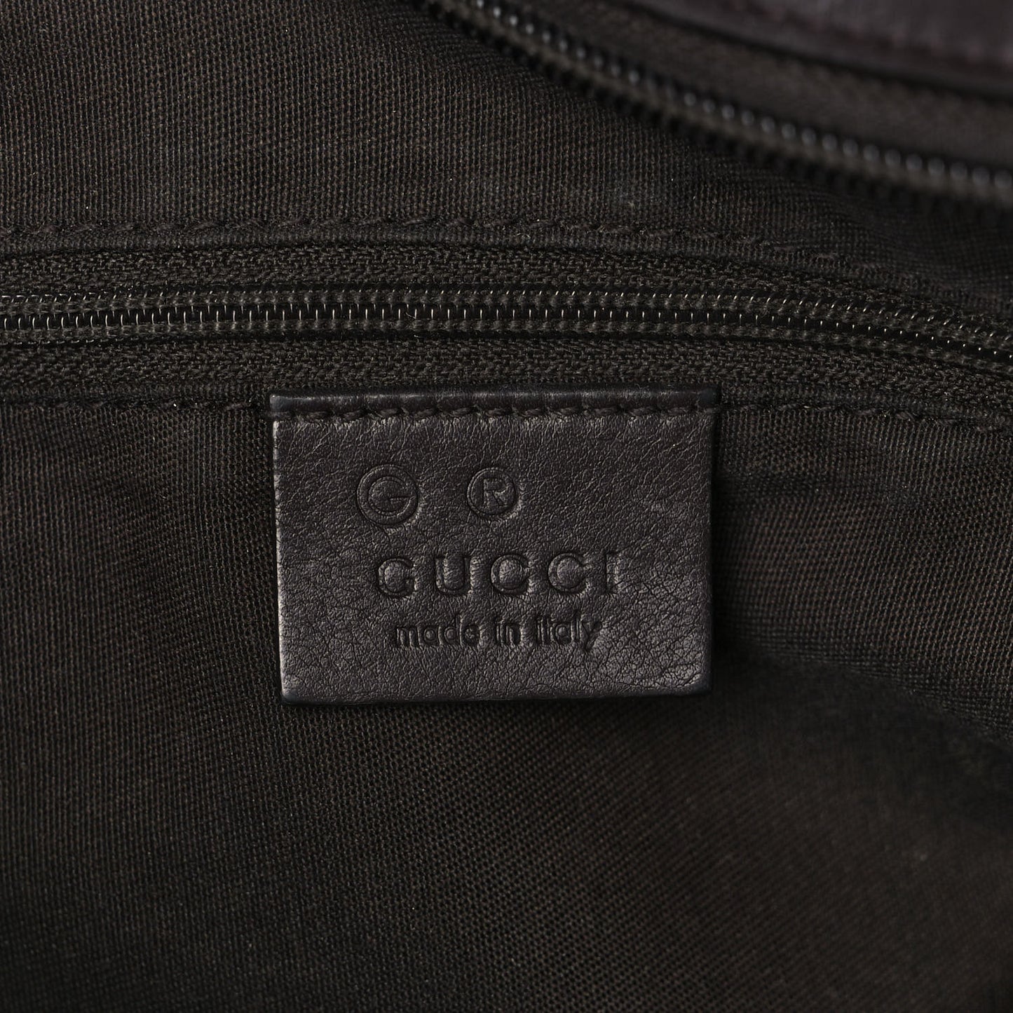 GG Monogram Web Flat Messenger Bag Dark Brown