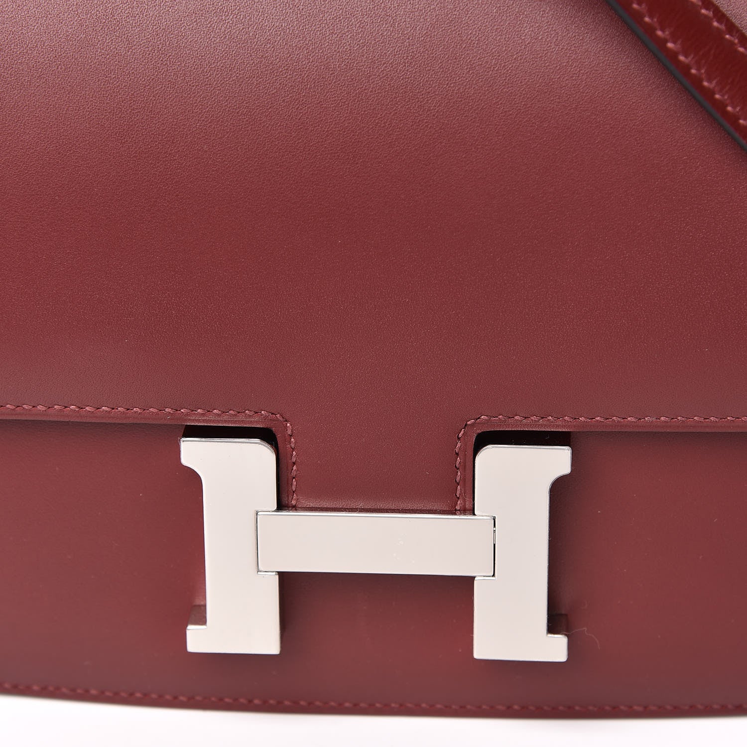Hermes Veau Monsieur Constance 18 Rouge H 10 of 21
