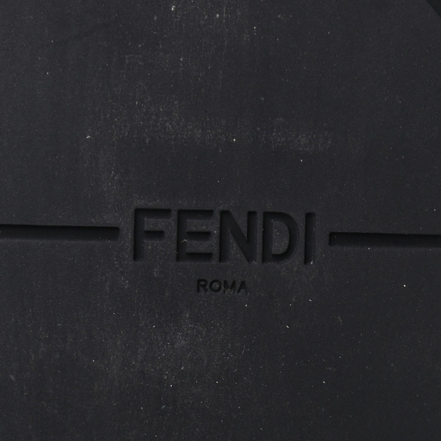 Fendi Shearling Logo Slide Sandals 37 Black Latte Brownie 6 of 8