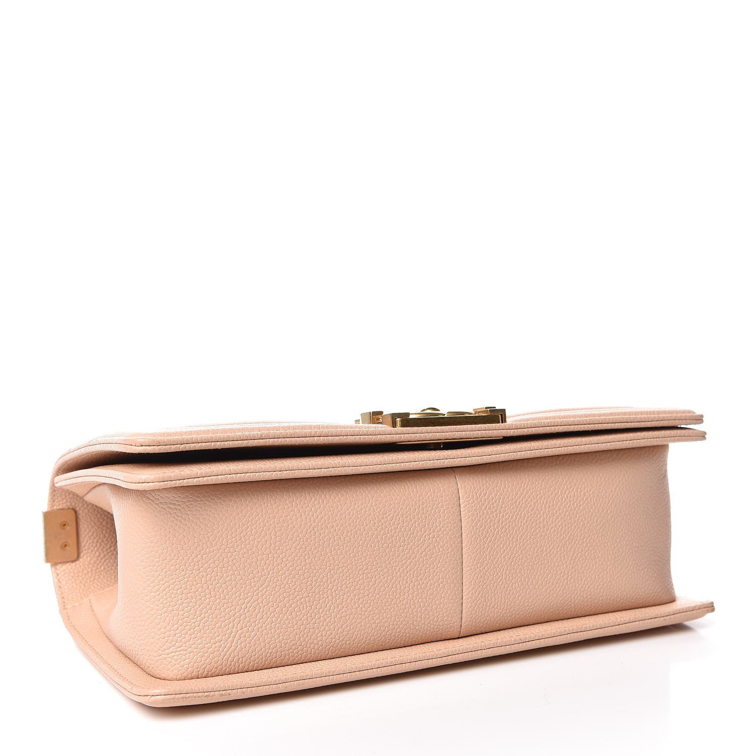 Chanel Caviar Quilted Medium Boy Flap Beige 4 of 14