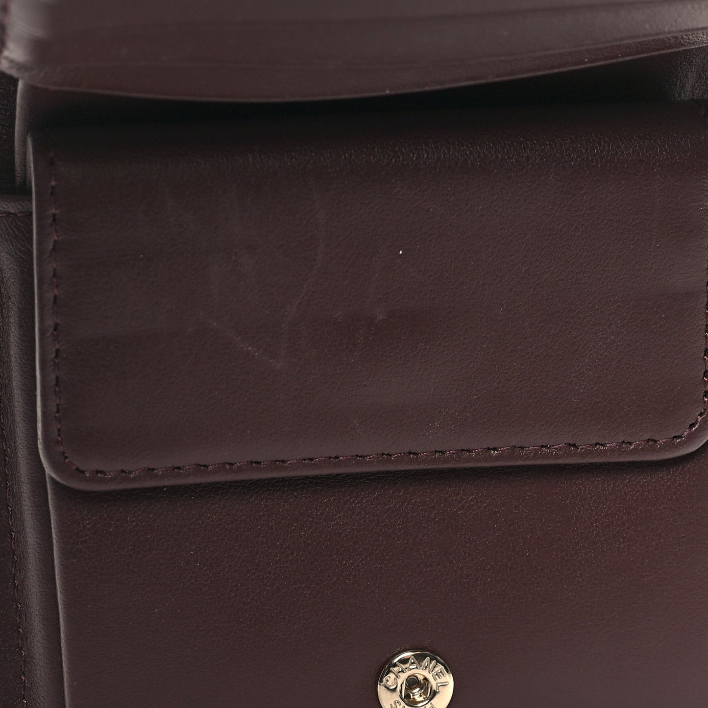 Caviar Quilted Compact Bifold Wallet Black