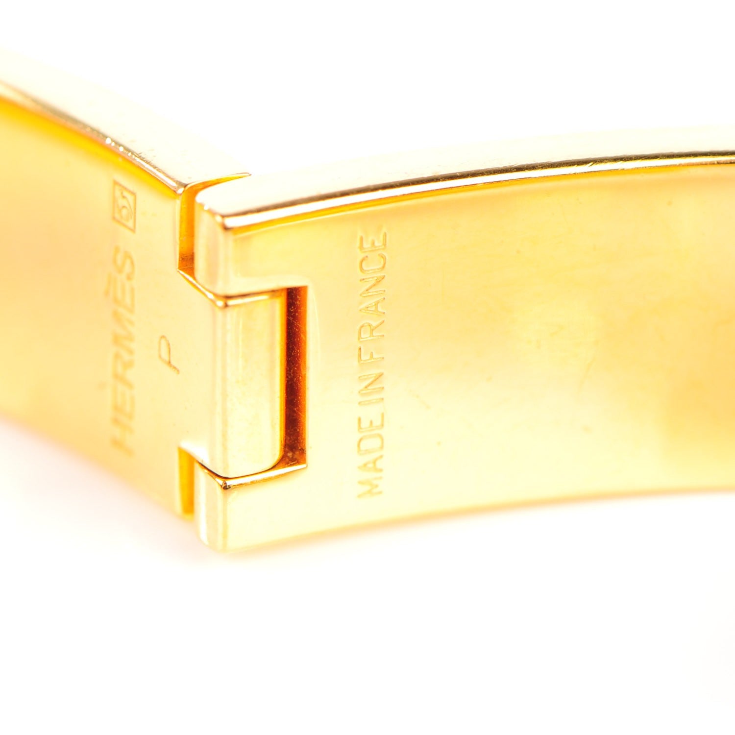 Hermes Enamel Narrow Clic Clac H Bracelet PM Orange 5 of 6