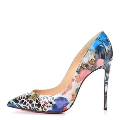 Christian Louboutin Patent Trash Pigalle Follies 100 Pumps 37 Multicolor 1 of 9