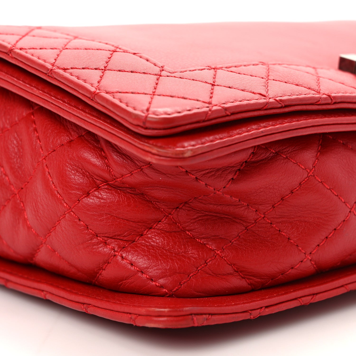 Chanel Calfskin New Medium Boy Reverso Flap Red 10 of 14
