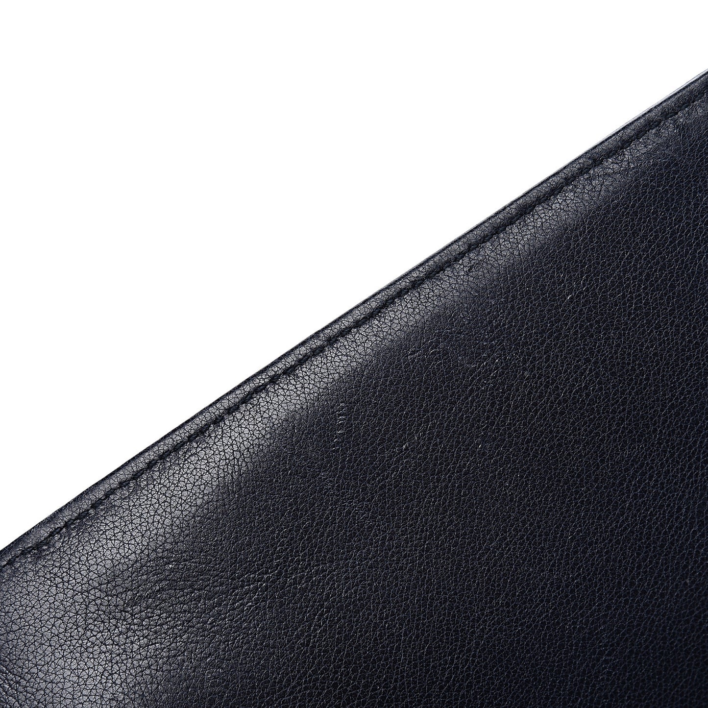Calfskin Mixed Matelasse Triquilt Large Monogram Envelope Satchel Deep Marine