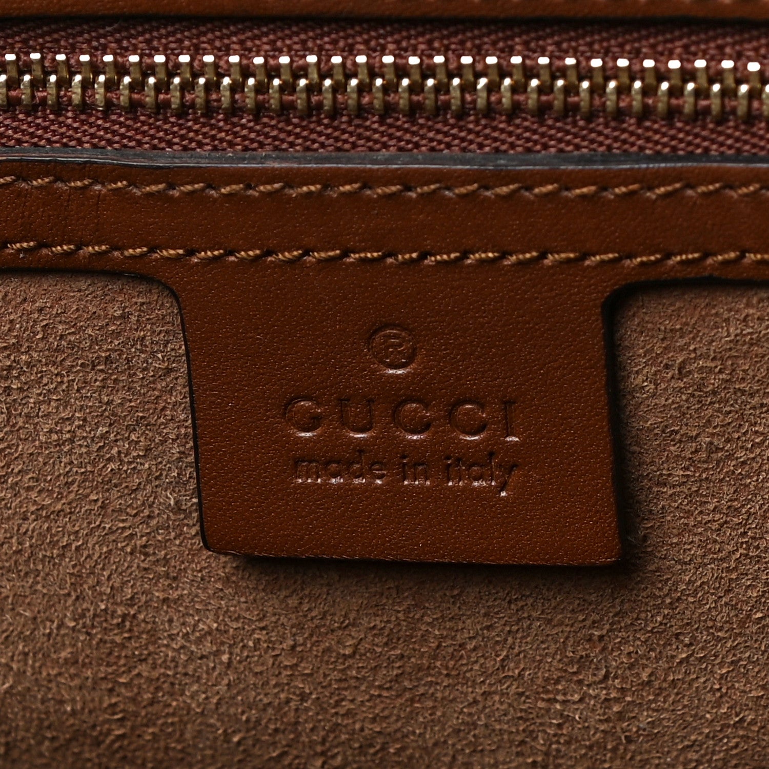 Gucci GG Supreme Monogram Medium Padlock Tote Beige Cuir 7 of 13