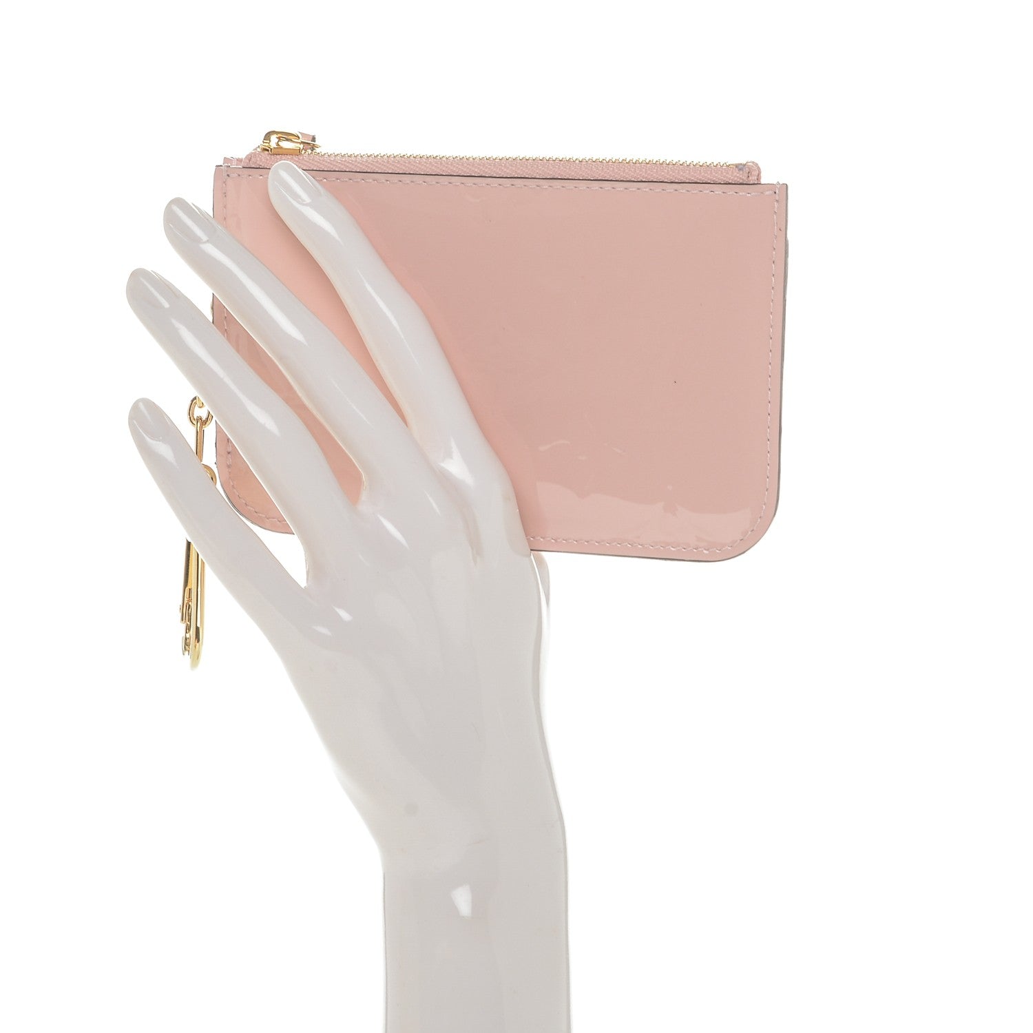 Louis Vuitton Vernis Key Pouch Rose Ballerine 2 of 6