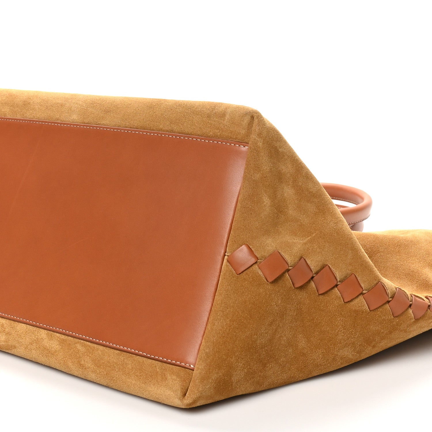 Bottega Veneta Suede Large Cabat Camel Light Wood 9 of 9