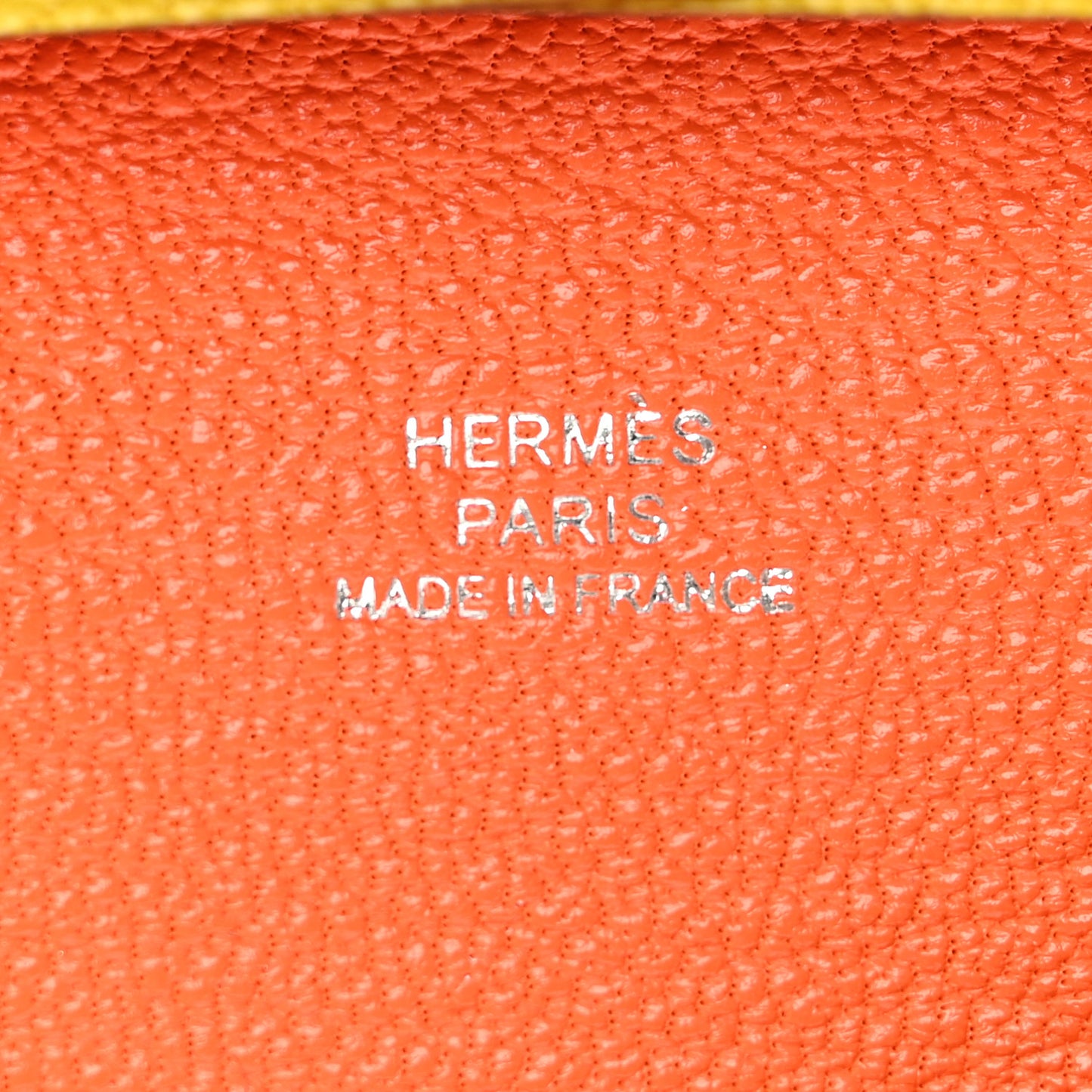 Chevre Mysore Bastia Verso Coin Purse Cumin Orange