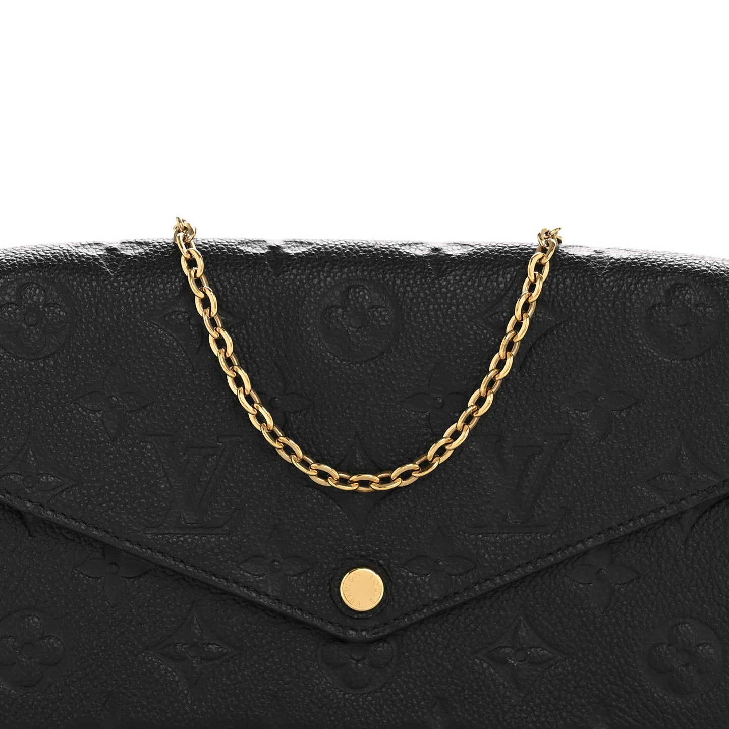 Empreinte Pochette Felicie Chain Wallet Black