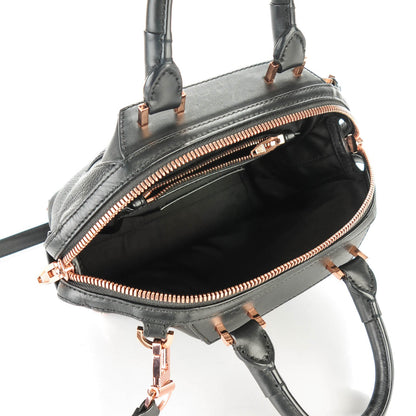 Alexander Wang Pebbled Calfskin Mini Emile Black Rose Gold Hardware 5 of 7