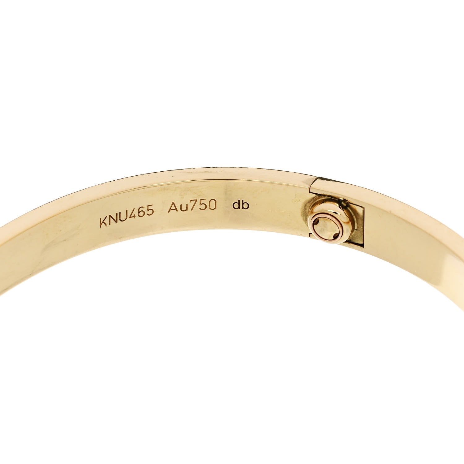 Cartier 18K Yellow Gold LOVE Bracelet 19 7 of 9