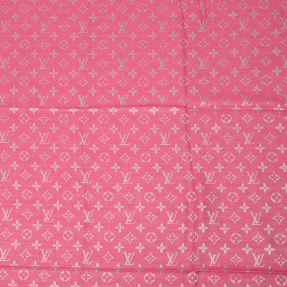 Louis Vuitton Wool Silk Monogram Denim Shawl Pivoine 1 of 5