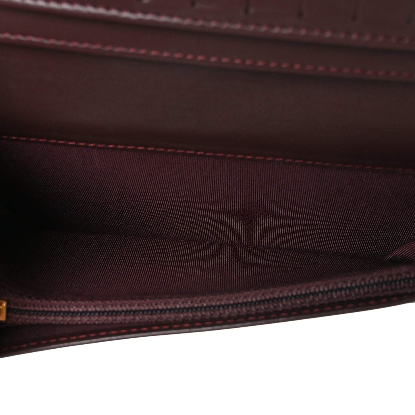 Lambskin Quilted Yen Wallet Black