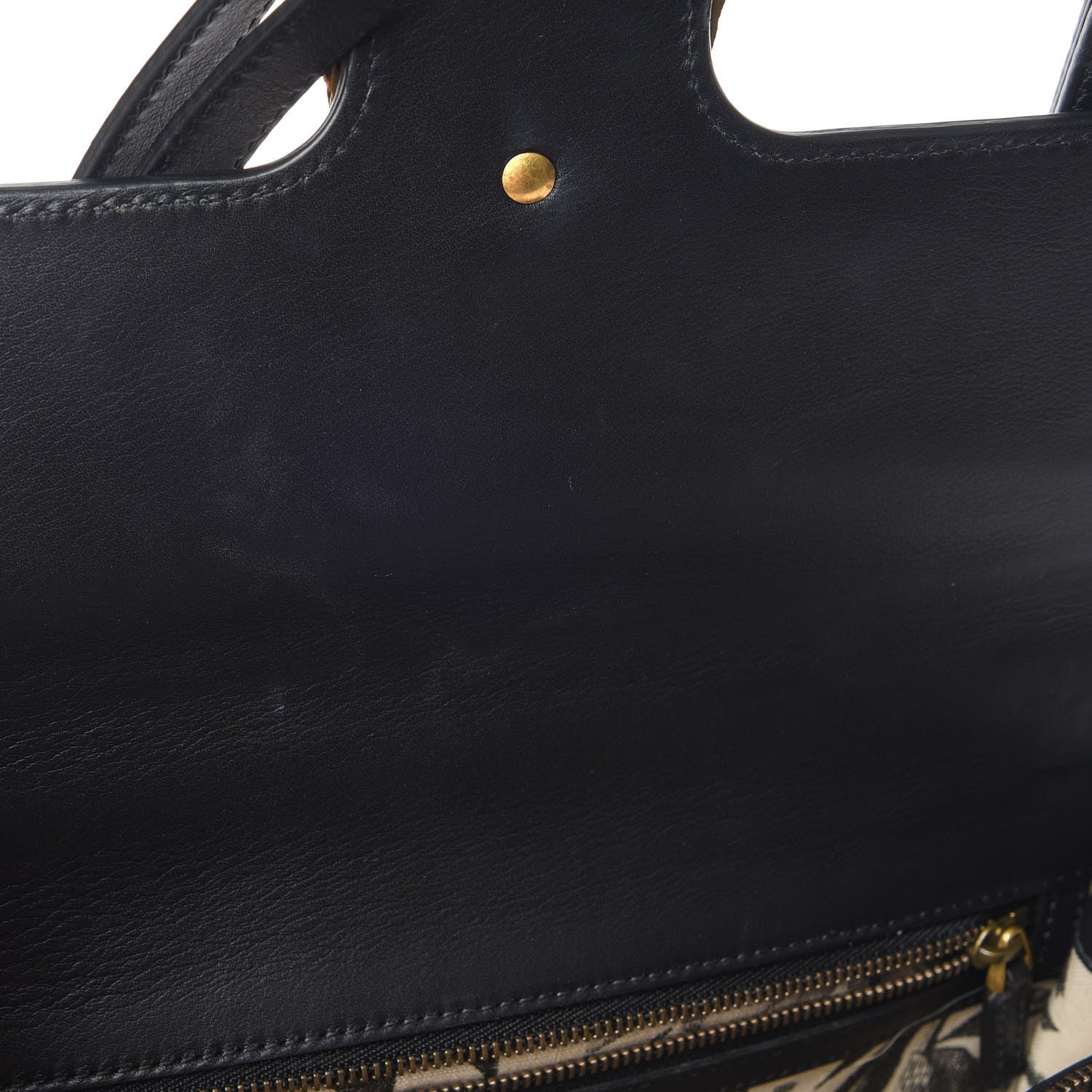 Gucci Calfskin Animalier Shoulder Bag Black 13 of 13