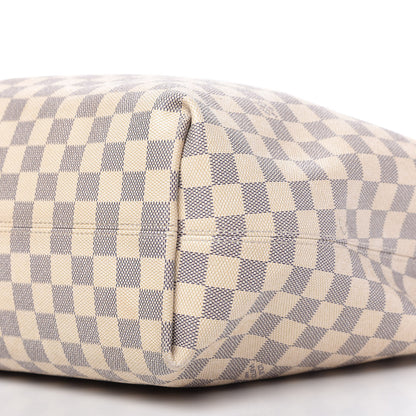 Louis Vuitton Damier Azur Graceful MM Rose Ballerine 7 of 13