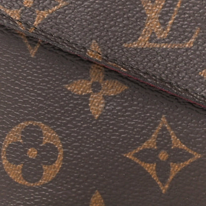 Louis Vuitton Monogram Pochette Felicie Chain Wallet Fuchsia 13 of 15