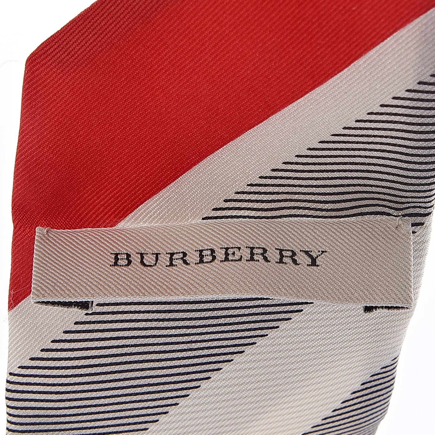 BURBERRY Silk Super Exploded Slim Scarf